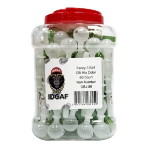IDGAF FANCY 3 BALL OIL BURNER MIX COLOR OBJ86 60CT JAR