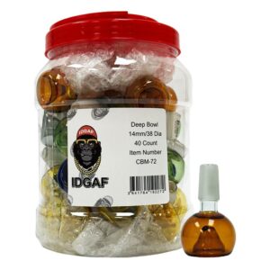 UNIQUE CLEAR BOWL 10MM 50CT JAR CBM-76