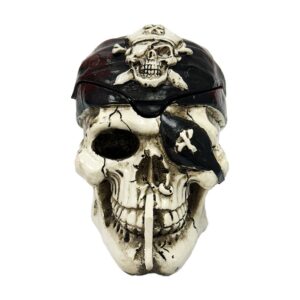 UNIQUE ASHTRAY PIRATES SKULL HEAD DESIGN SMALL ASH91