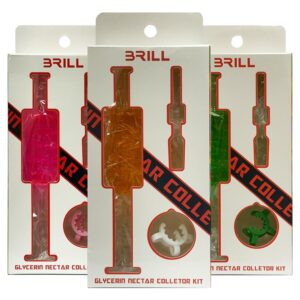 UNIQUE BRILL GLASS NECTAR COLLECTOR KIT W GLYCERINE