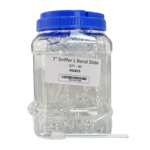7" L BED SLIDE SNIFFER 40CT JAR SNJ823