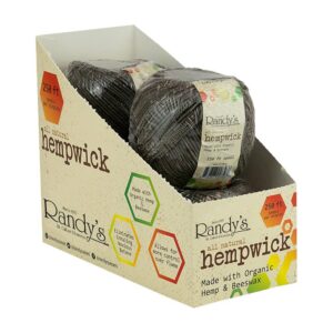 RANDY'S HEMP WICK LARGE 250FEET 4 SPOOLER /PK