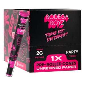 BODEGA BOYZ 2G 1X REFINED PRE ROLLED CERAMIC TIP CONES PARTY 50CT