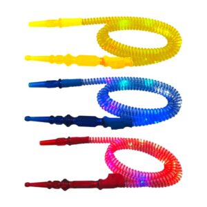 AADHI HOOKAH PLASTIC HOSE W LIGHT INSIDE 63" H3050