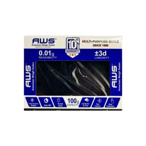 AWS SCALE CUBE W LED 100G*0.01G BLACK CUBE-100