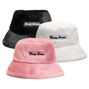 BLAZY SUSAN FUZZY BUCKET HAT
