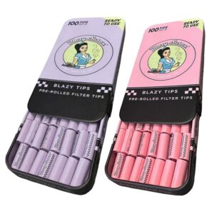 BLAZY SUSAN PRE ROLLED FILTER TIPS 100CT/TIN 12PK