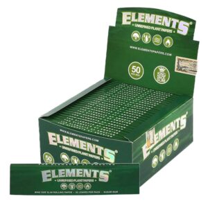 ELEMENTS GREEN PAPERS KING SIZE SLIM 32/50PK
