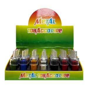 UNIQUE METAL SNUFF BOTTLE 2.4" 35CT FMP743