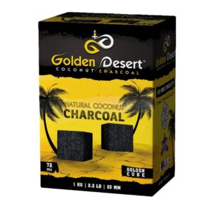 GOLDEN DESERT CUBE CHARCOAL 72CT