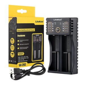 LIITOKALA BATTERY CHARGER 2 SLOTS LII-202