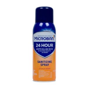MICROBAN 24HRS SANITIZING SPRAY 12.5 OZ SAFE CAN