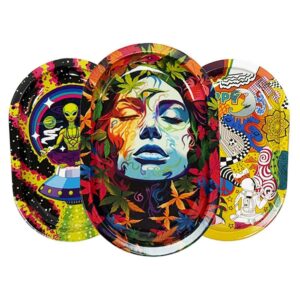 ROLLING TRAY MINI SIZE ASST DESIGNS TRAY-MINI