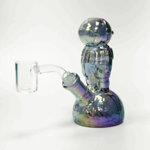 UNIQUE GLASS WATERPIPE BEER BOTTLE 6" 1CT WP4511BW