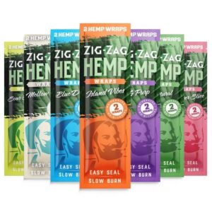 ZIG ZAG HEMP WRAPS 2/25PK